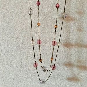 Forever 21 Jewelry - Long Layered Pastel Beaded Necklace Forever 21 Jewelry - Long Layered Pastel Beaded Necklace